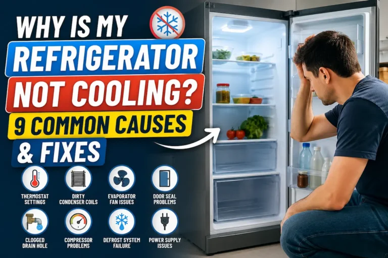 Refrigerator not cooling common causes